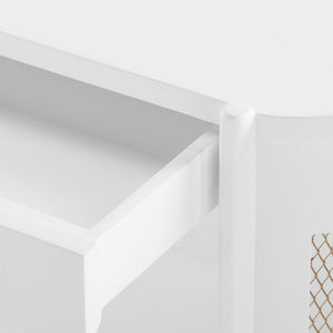 1-Drawer Side Table - White | Nadia Collection | Villa & House