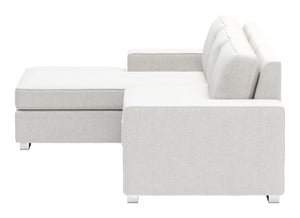 Brickell Sectional White