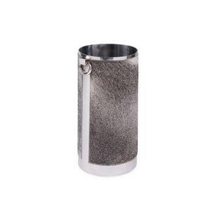 Umbrella Stand - Gray Hair-on- Hide | Noah Collection | Villa & House