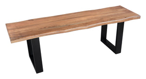 Louisa Bench Natural & Black