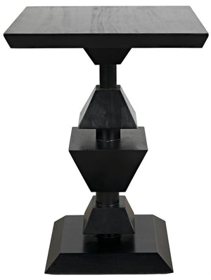 Majesty Side Table - Hand Rubbed Black