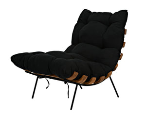 Hanzo Chair with Metal Legs, Teak