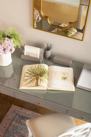 Letter Caddy in Gray | Hunter Collection | Villa & House