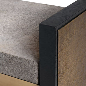Bench/Side Table Cushion - Gray | Odeon Collection | Villa & House