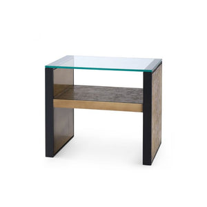 Bench/Side Table Glass Top - Clear | Odeon Collection | Villa & House