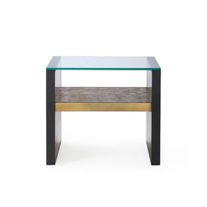 Bench/Side Table Glass Top - Clear | Odeon Collection | Villa & House