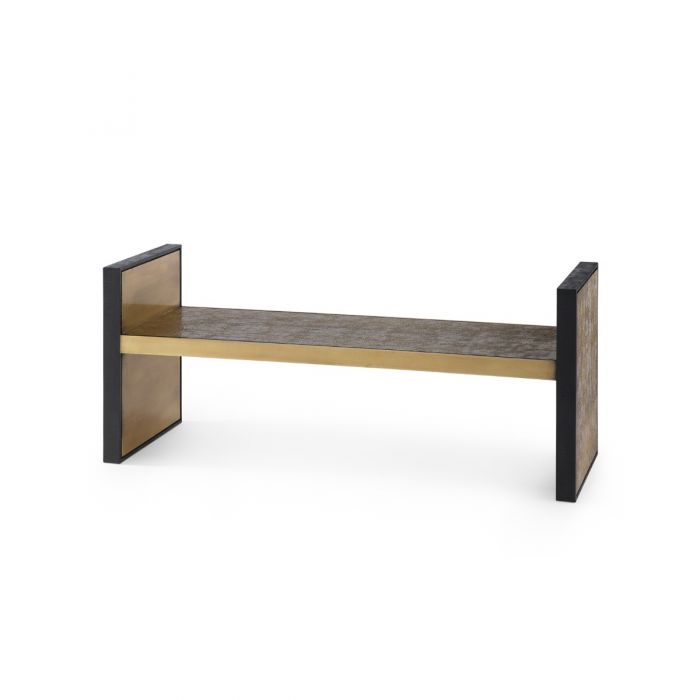Large Bench/Coffee Table - Antique Brass | Odeon Collection | Villa & House