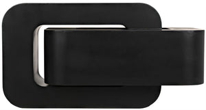 Nodum Accent Table - Black Metal