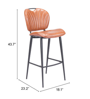 Terrence Bar Chair Vintage Brown
