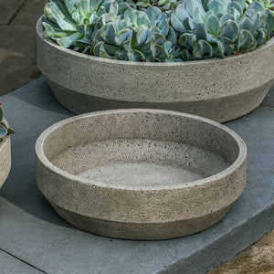 Small Beveled Terrace Bowl - Greystone (14 finishes available)