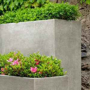 Cast Stone Tall Metro Box Planter - Alpine Stone (14 finishes available)