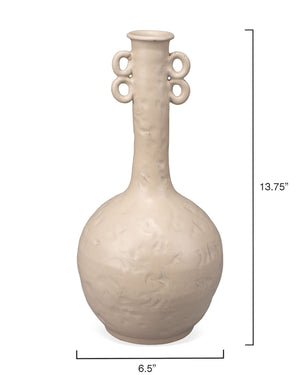 Hand Crafted Long Neck Ceramic Vase – Large