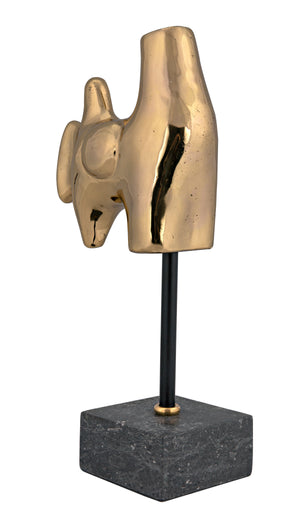 Goker, Brass with Stand