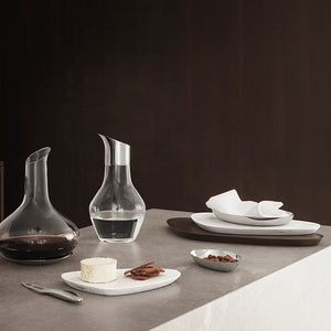 Sky Water Pitcher Glass & Stainless Steel