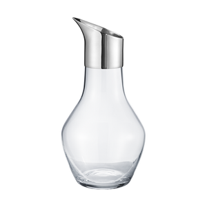 Sky Water Pitcher Glass & Stainless Steel
