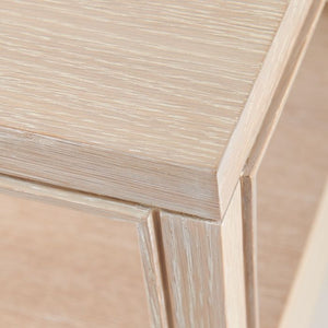 1-Drawer Side Table - Bleached Cerused Oak | Paola Collection | Villa & House