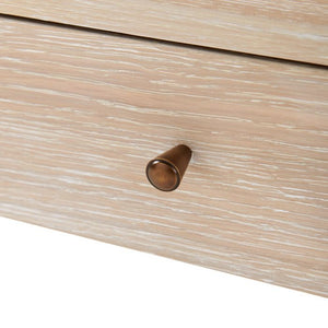 1-Drawer Side Table - Bleached Cerused Oak | Paola Collection | Villa & House