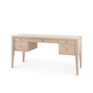 Desk - Bleached Cerused Oak | Paola Collection | Villa & House