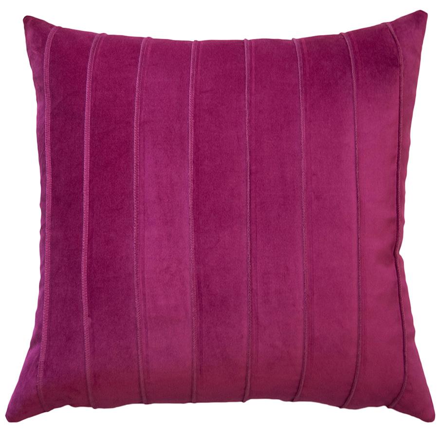 Paris Fuchsia Velvet Band Pillow