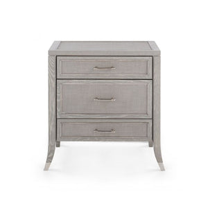 3-Drawer Side Table - Gray | Paulina Collection | Villa & House