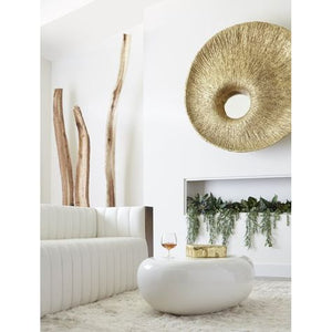 River Stone Coffee Table, Large, Roman Stone Finish