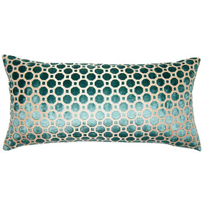 Peacock Dots Pillow