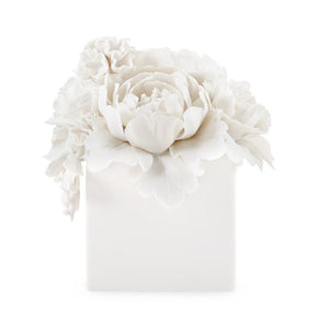 Blanc de Chine Porcelain Bouquet | Peony Collection | Villa & House