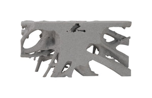 Cast Root Console Table, Dark Granite