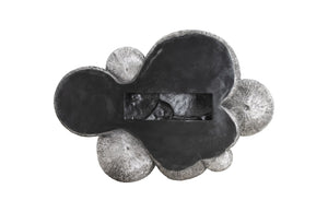 Fungia Cluster Wall Art, Silver Leaf