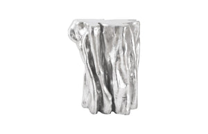 Copse Stool, Silver Leaf, Small