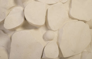 Cairn Side Table, White Stone