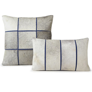 Pillows - Hide Grid Pillow – Blue