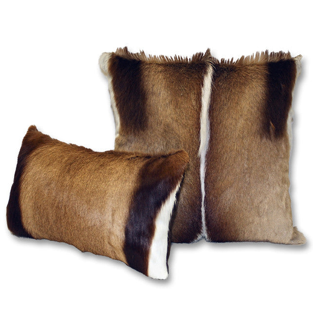 Pillows - Natural Springbok Hide Pillows
