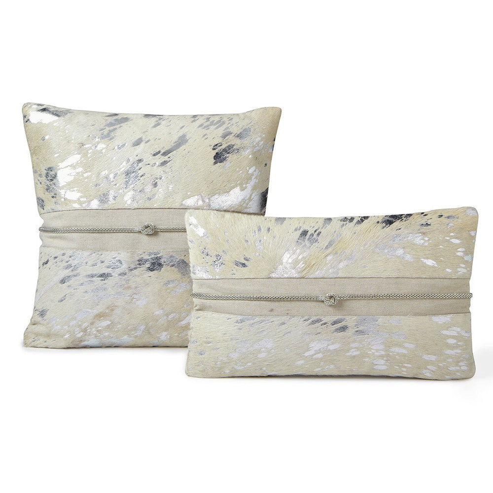 Pillows - Silver Hide Luxe Pillow With Band