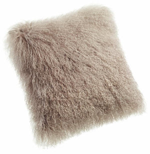 Pillows - Tibetan Lamb Pillow - Beige