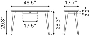 Zane Desk Walnut