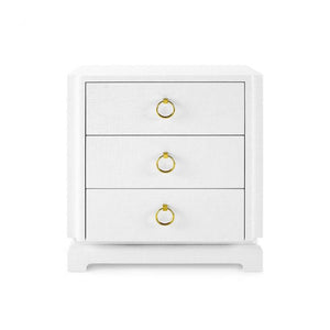 3-Drawer Side Table - White | Pavel Collection | Villa & House