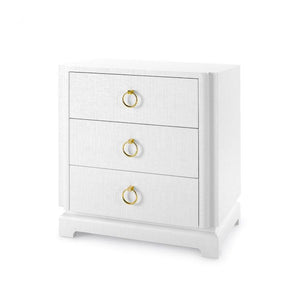 3-Drawer Side Table - White | Pavel Collection | Villa & House