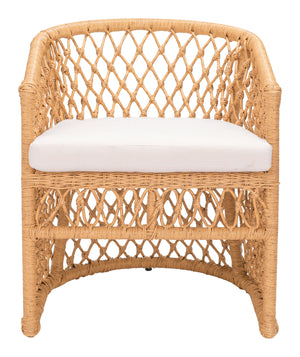 Darce Accent Chair Beige & Natural