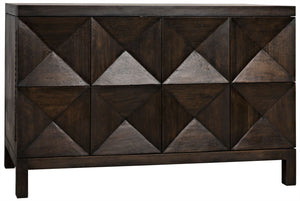 Quadrant 2 Door Sideboard - Ebony Walnut