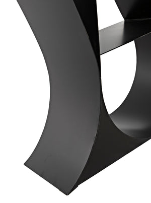 Zaha Bookcase, Black Metal
