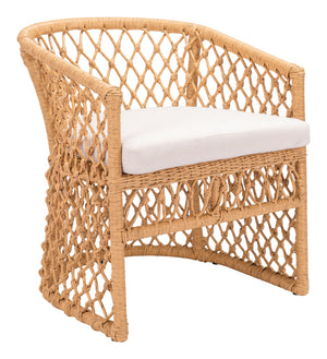 Darce Accent Chair Beige & Natural