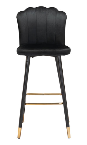 Zinclair Bar Chair Black