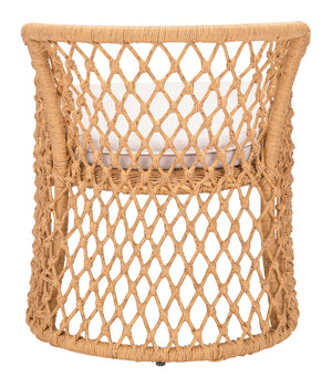 Darce Accent Chair Beige & Natural