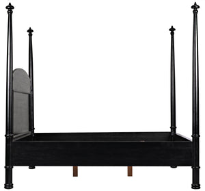 Douglas Bed, Eastern King - Hand Rubbed Black