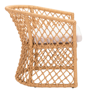 Darce Accent Chair Beige & Natural