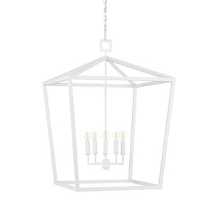 Denison White Large Chandelier