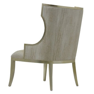 Garson Silver Linen Chair