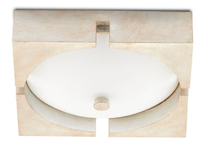 Kika Flush Mount - Champagene/Milky Glass