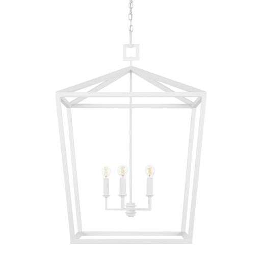 Denison White Large Chandelier